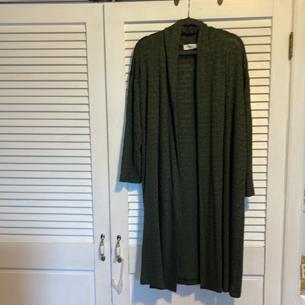 Carly Jean Green Sweater Large